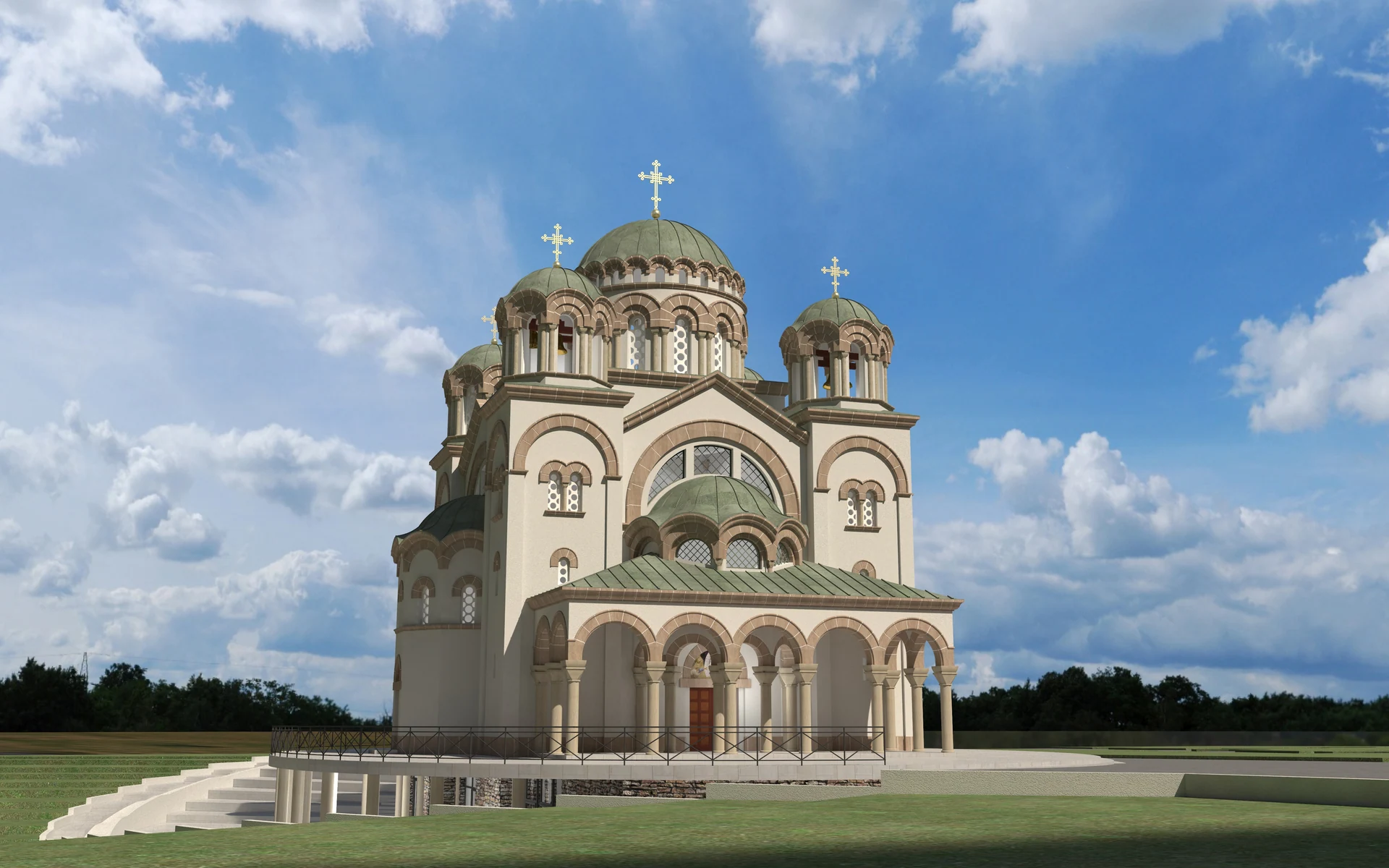 Саборна црква Светог Саве, Братунац — slika 1