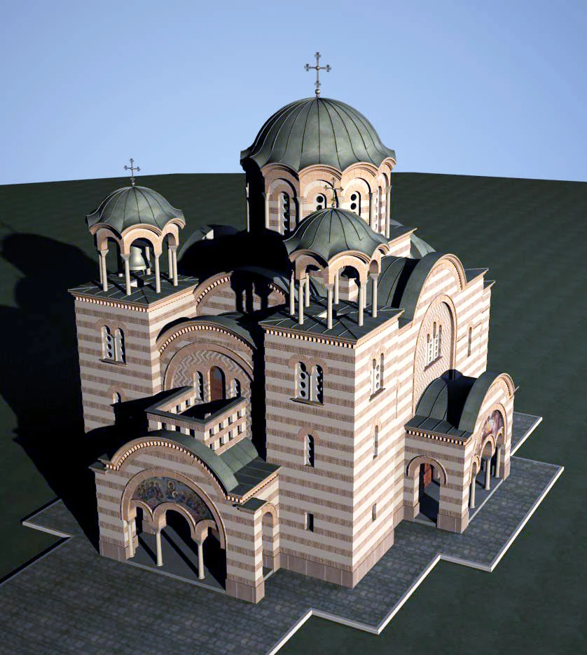 Црква Успења пресвете богородице, Лучани — slika 1